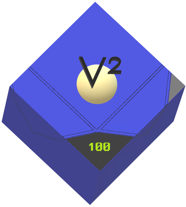 V² logo